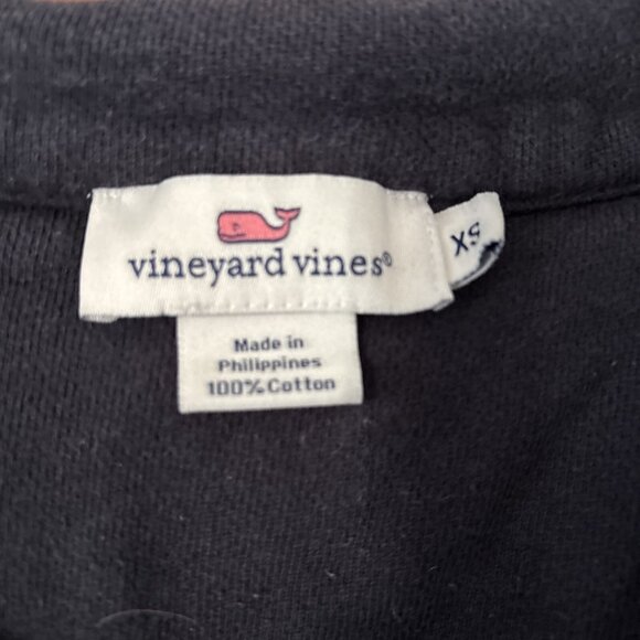 Vineyard Vines 1/4 Zip Pullover Blue Sweater Women's Size XS - Picture 4 of 6